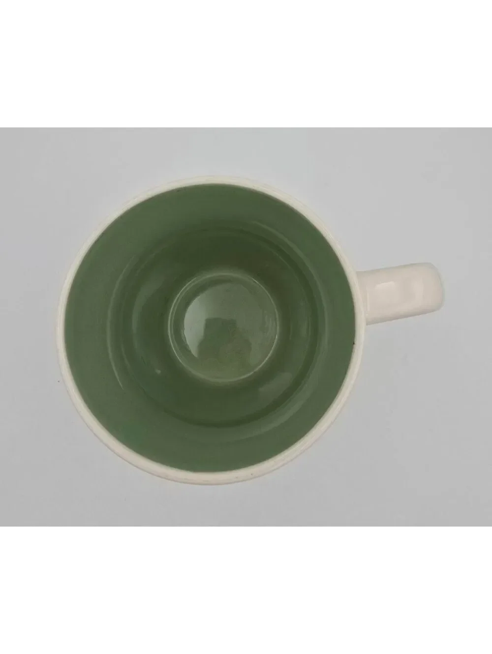 Rae Dunn Pumpkin Spice Fall Mug Basket Design Green Interior